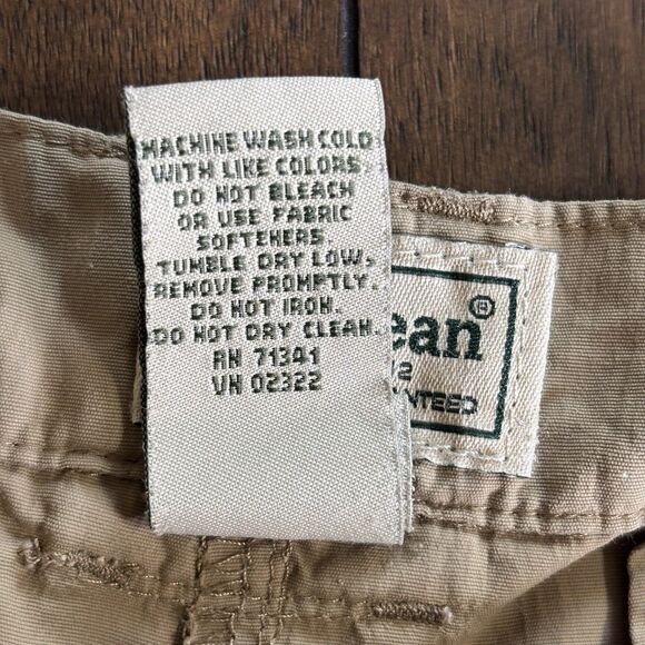 LL Bean 100% Nylon Cargo Lightweight Hiking Trousers Pants Womens XL Outdoor - Picture 6 of 6